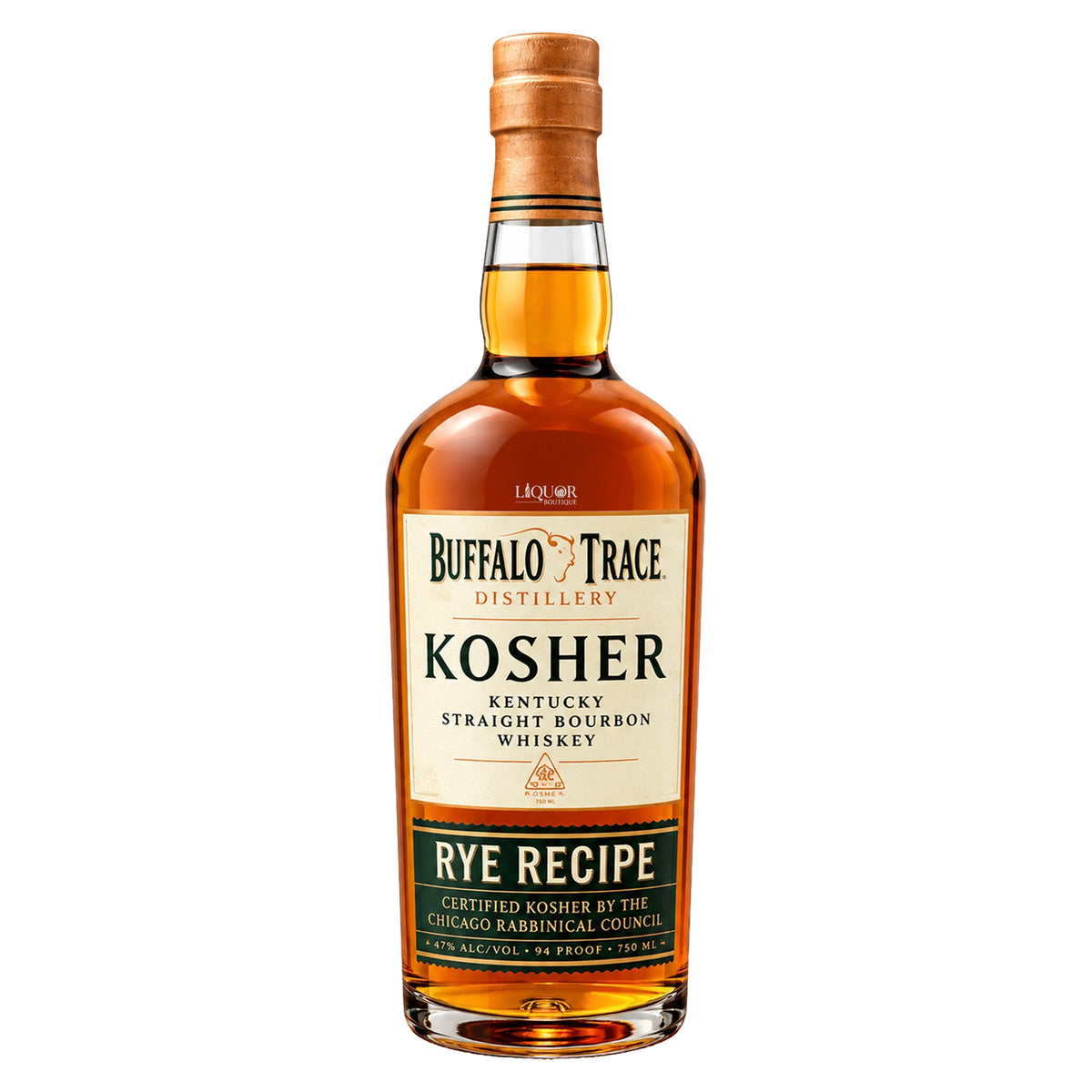 Buffalo Trace Kosher Rye Recipe Bourbon Whiskey 750ml