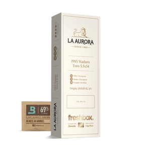 La Aurora 1985 Maduro Toro 5.5x54 FreshBox | Cigar 3-Pack - Liquor Boutique
