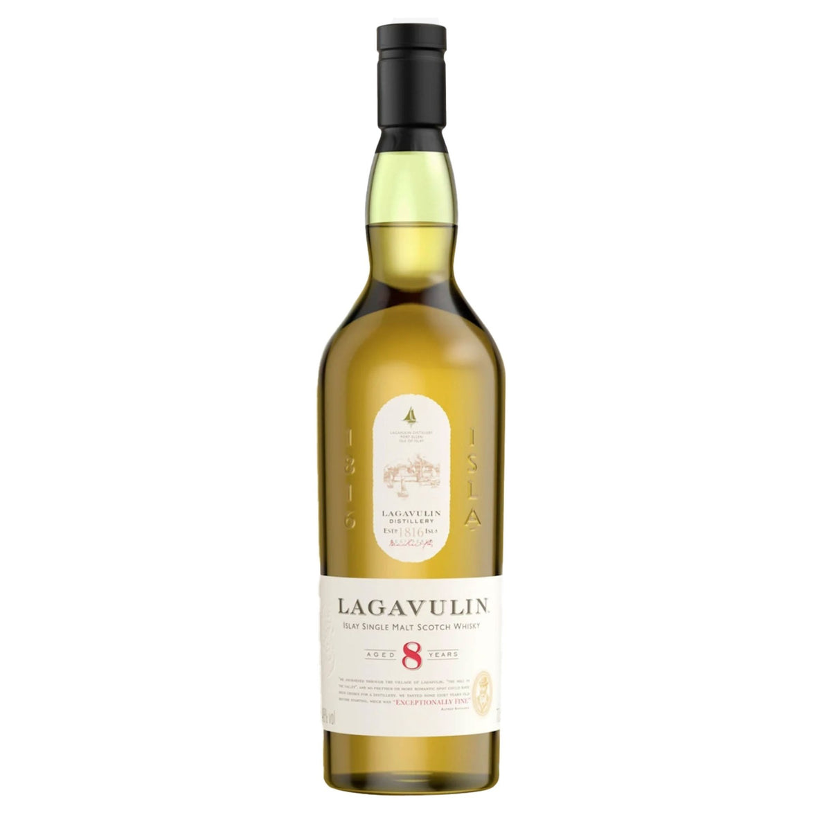 Lagavulin 8 Year Islay Single Malt Scotch Whiskey 750ml - Liquor Boutique