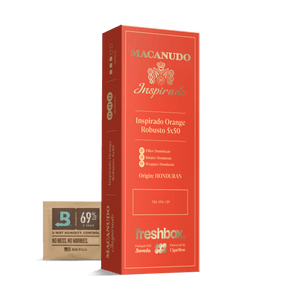 Macanudo Inspirado Orange Robusto 5x50 FreshBox | Cigar 3-Pack - Liquor Boutique