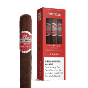 Macanudo Inspirado Red Robusto 5x50 FreshBox | Cigar 3-Pack - Liquor Boutique