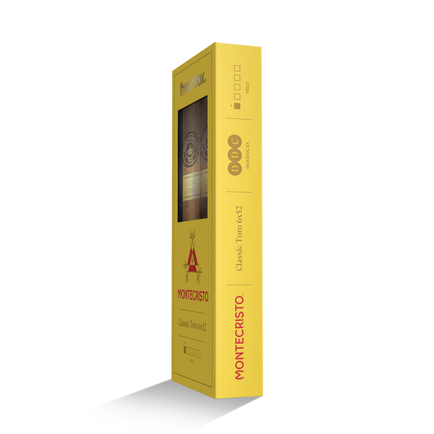 Montecristo Classic Toro 6x52 FreshBox | Cigar 3-Pack - Liquor Boutique