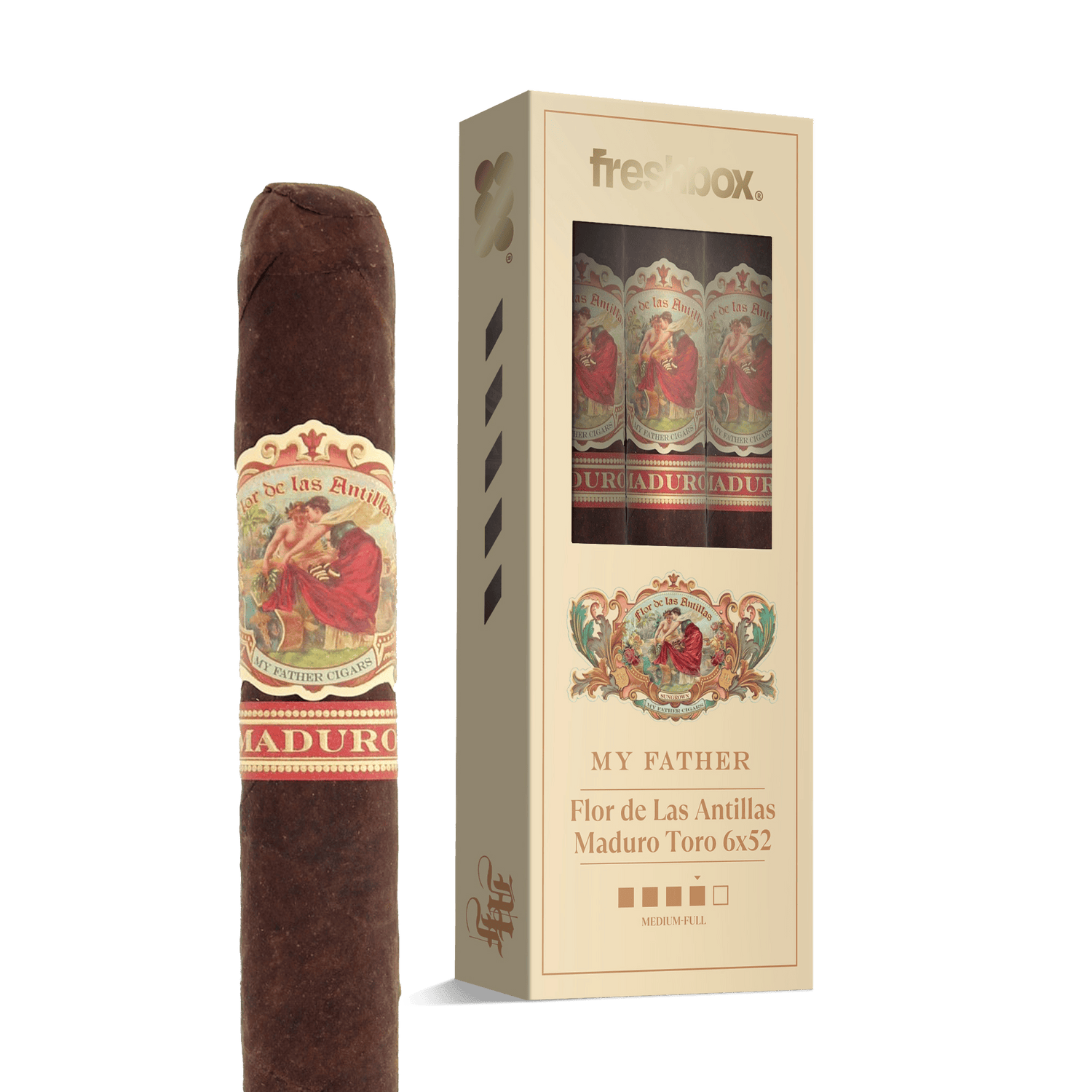 My Father Flor de Las Antillas Maduro Toro 6x52 FreshBox | Cigar 3-Pack - Liquor Boutique