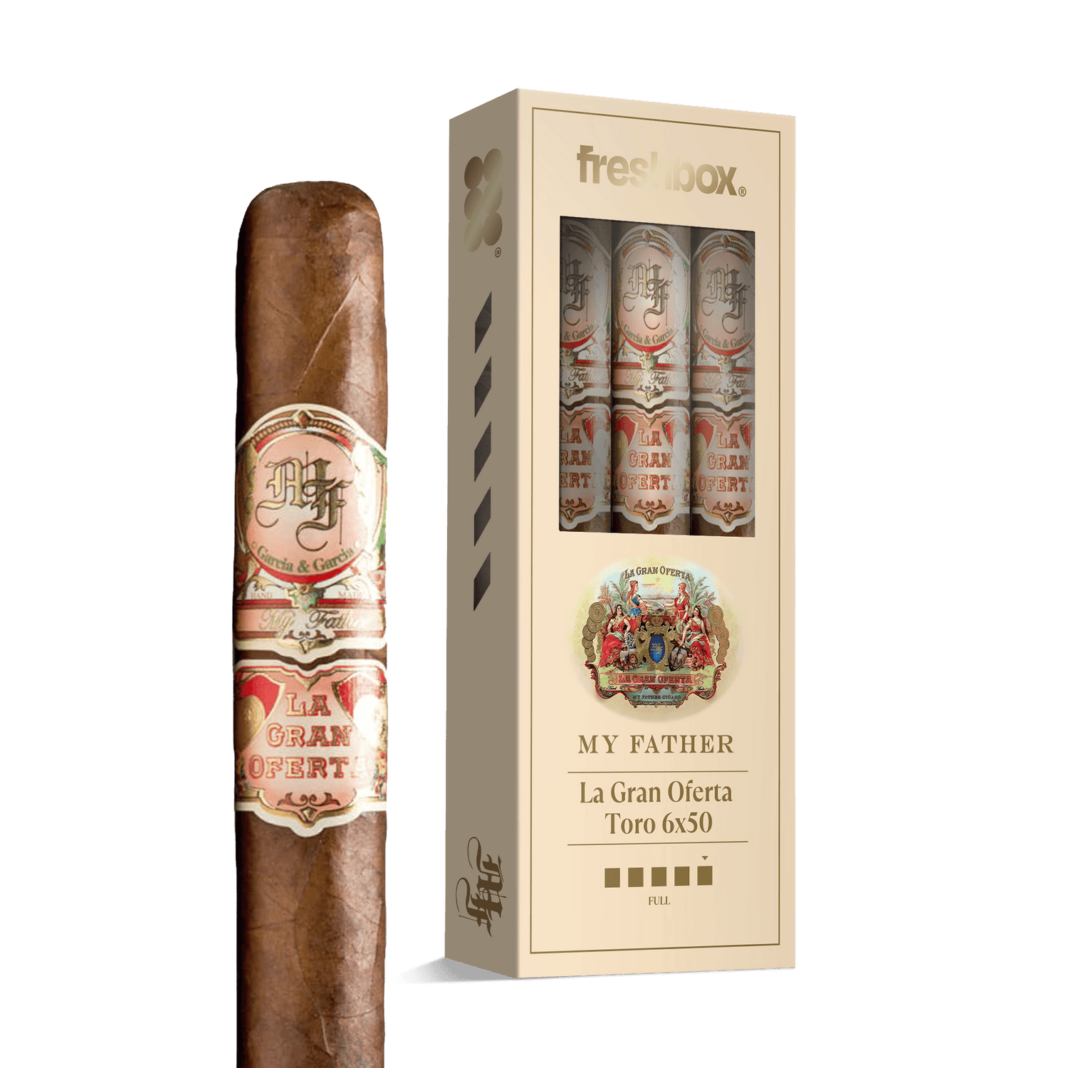 My Father La Gran Oferta Toro 6x50 FreshBox | Cigar 3-Pack - Liquor Boutique