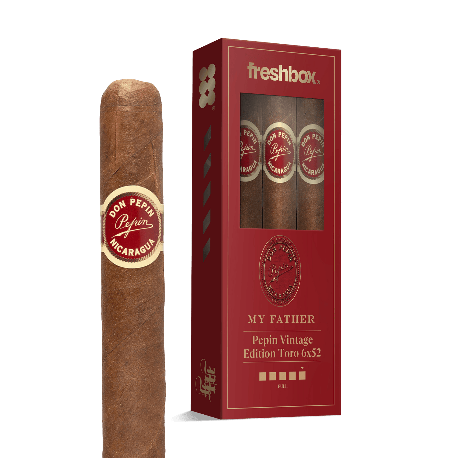 My Father Pepin Vintage Edition Toro 6x52 FreshBox | Cigar 3-Pack - Liquor Boutique