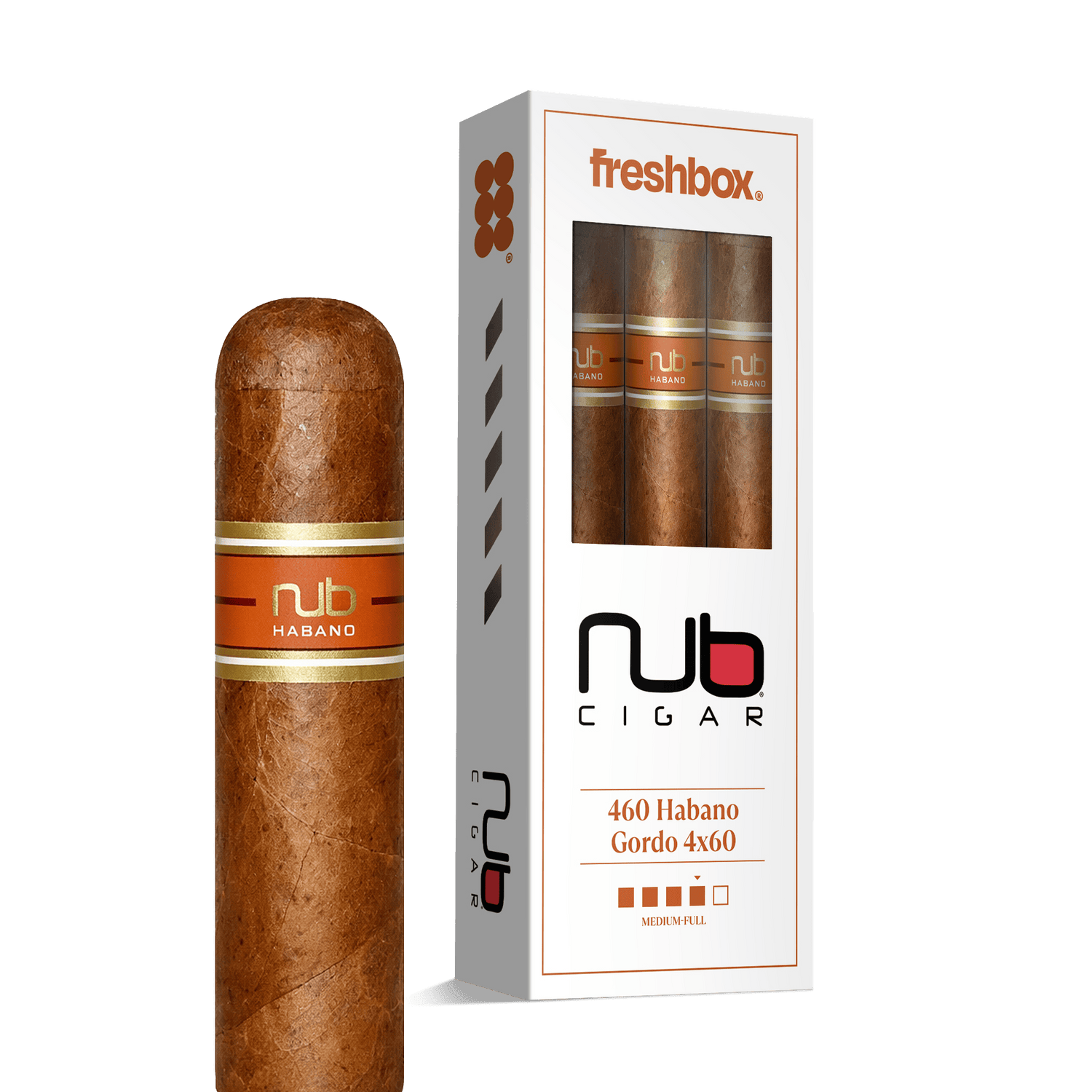 Nub 460 Habano 4x60 FreshBox | Cigar 3-Pack - Liquor Boutique