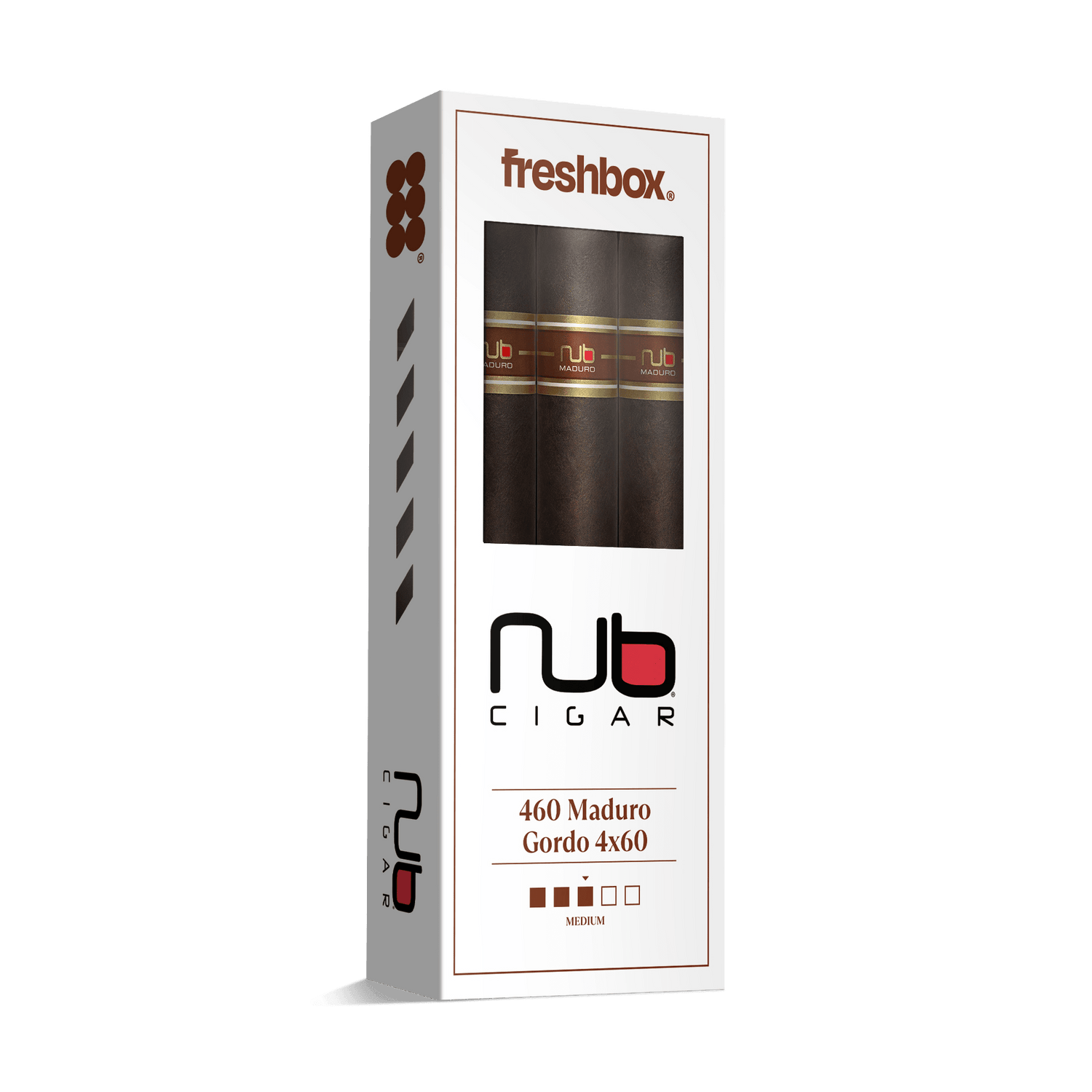 Nub 460 Maduro 4x60 FreshBox | Cigar 3-Pack - Liquor Boutique