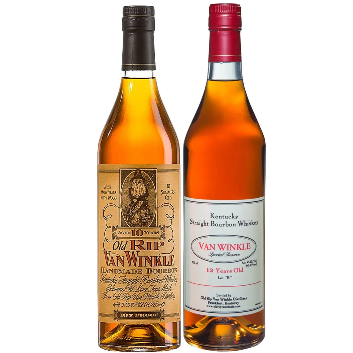 Old Rip Van Winkle 10 Year & Van Winkle Special Reserve 12 Year Lot B Bundle - Liquor Boutique