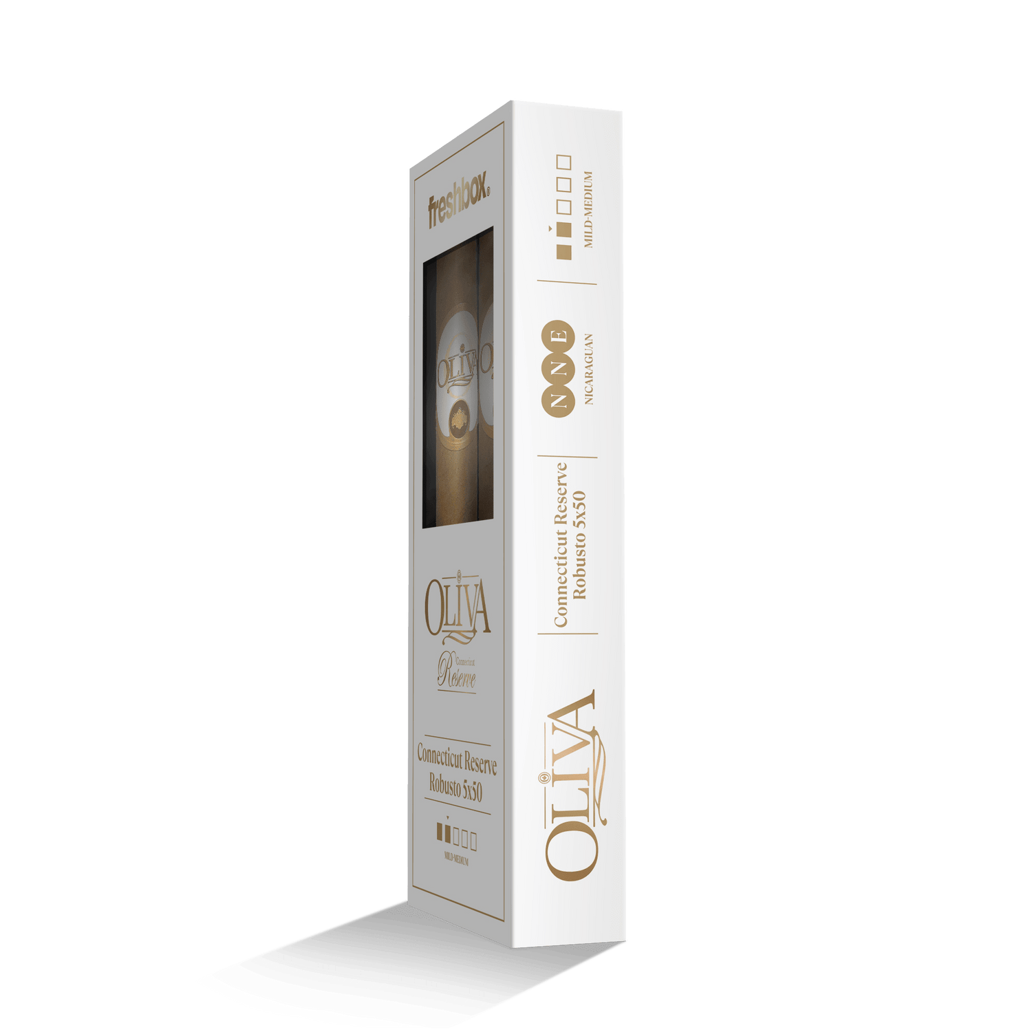 Oliva Connecticut Reserve Robusto 5x50 FreshBox | Cigar 3-Pack - Liquor Boutique