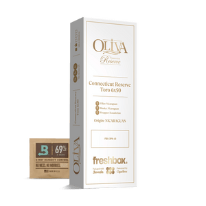Oliva Connecticut Reserve Toro 6x50 FreshBox | Cigar 3-Pack - Liquor Boutique