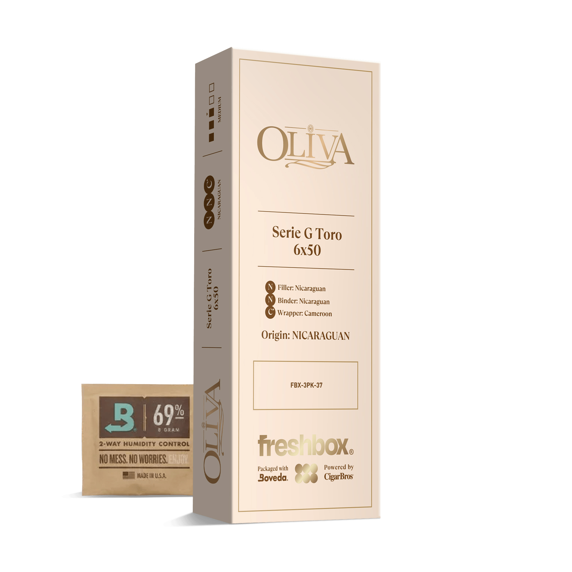 Oliva Serie G Toro 6x50 FreshBox | 3-Pack
