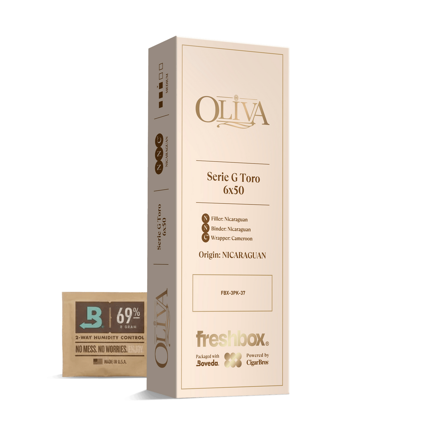 Oliva Serie G Toro 6x50 FreshBox | Cigar 3-Pack - Liquor Boutique