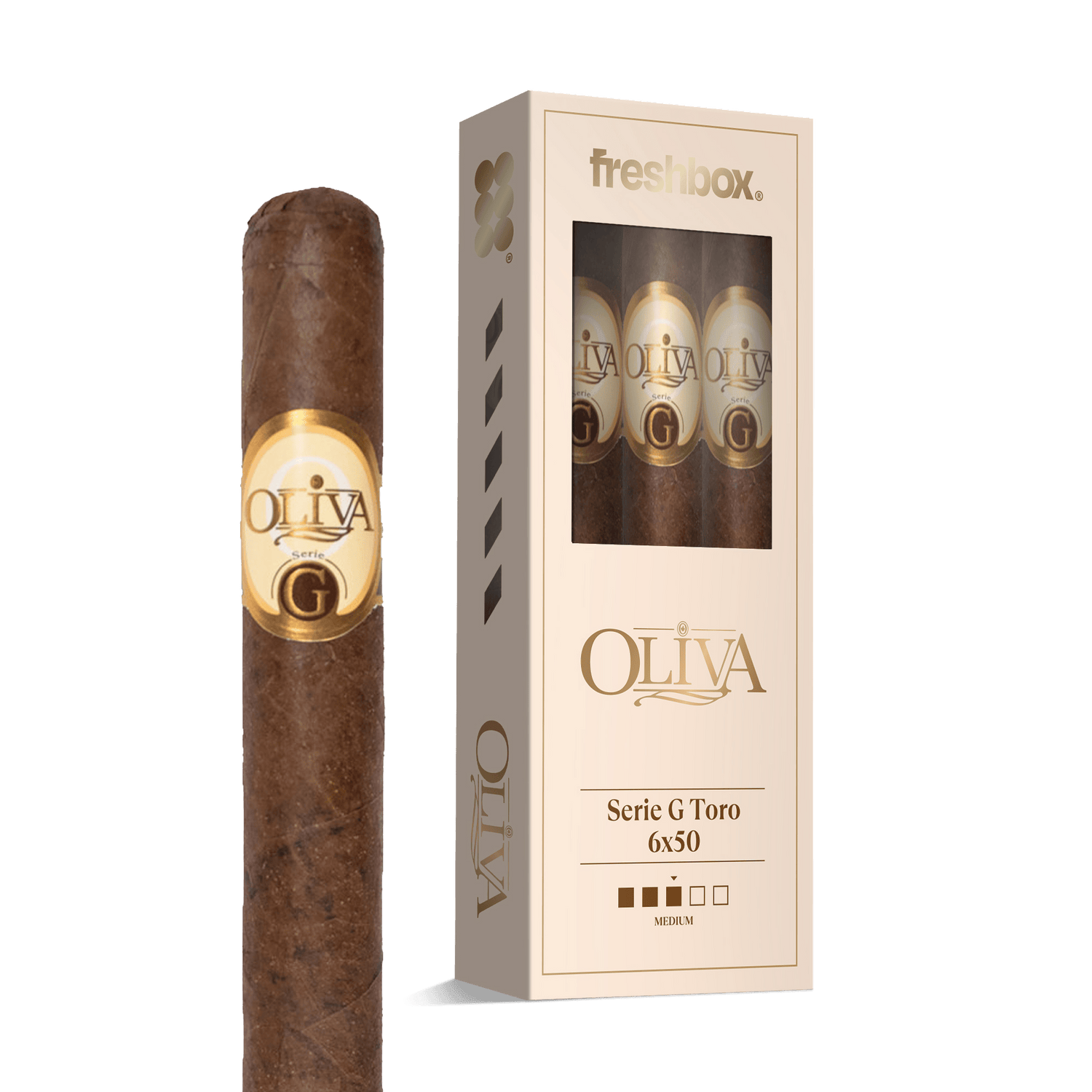 Oliva Serie G Toro 6x50 FreshBox | Cigar 3-Pack - Liquor Boutique