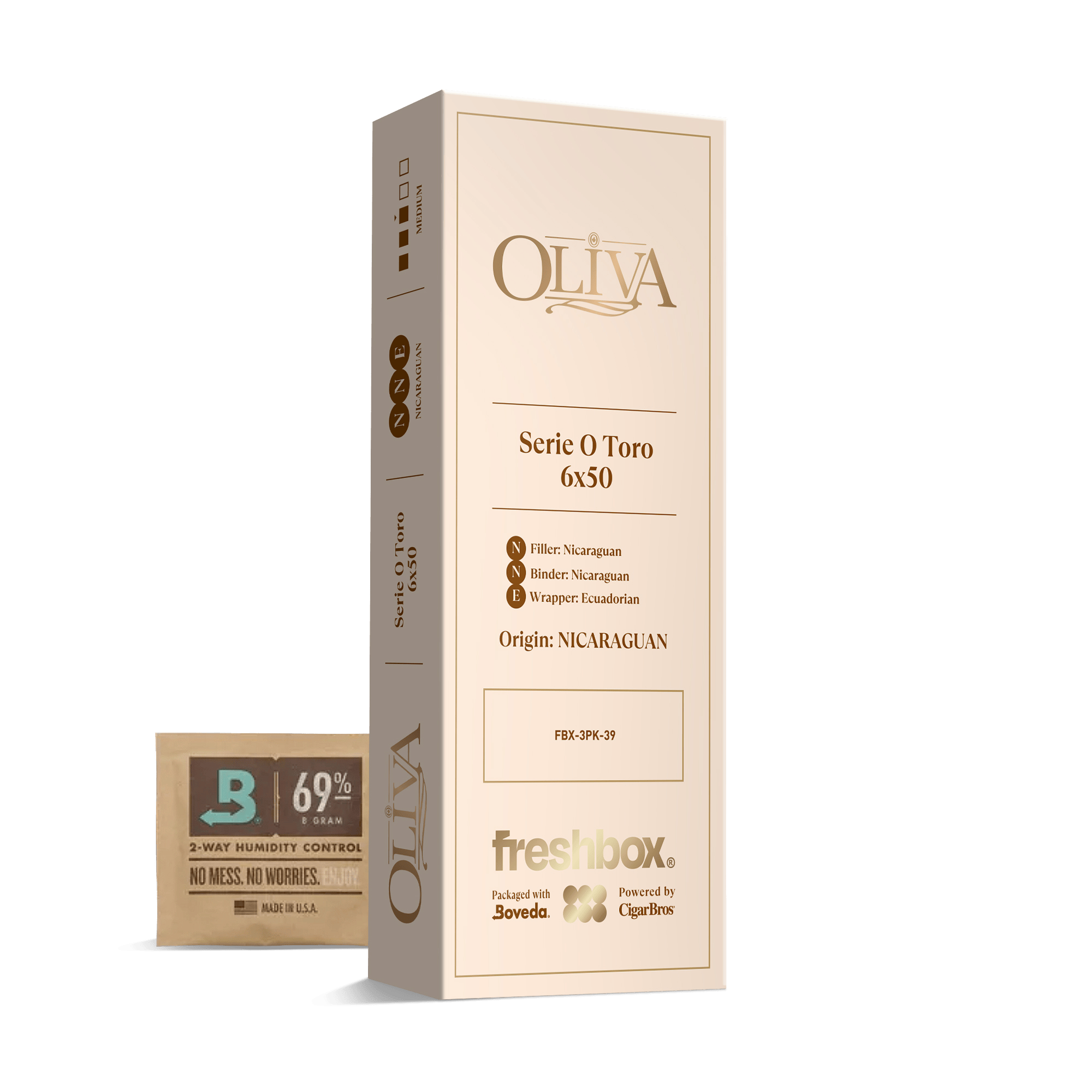 Oliva Serie O Toro 6x50 FreshBox | 3-Pack