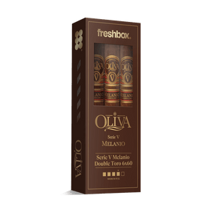 Oliva Serie V Melanio Double Toro 6x60 FreshBox | Cigar 3-Pack - Liquor Boutique