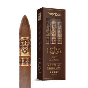 Oliva Serie V Melanio Figurado 6.5x54 FreshBox | Cigar 3-Pack - Liquor Boutique