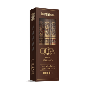 Oliva Serie V Melanio Figurado 6.5x54 FreshBox | Cigar 3-Pack - Liquor Boutique