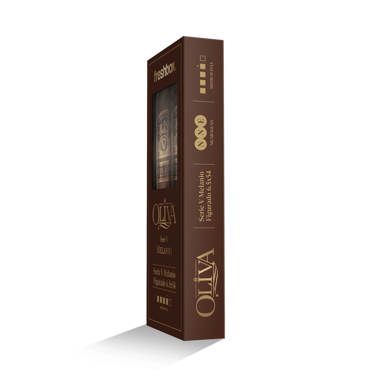 Oliva Serie V Melanio Figurado 6.5x54 FreshBox | Cigar 3-Pack - Liquor Boutique