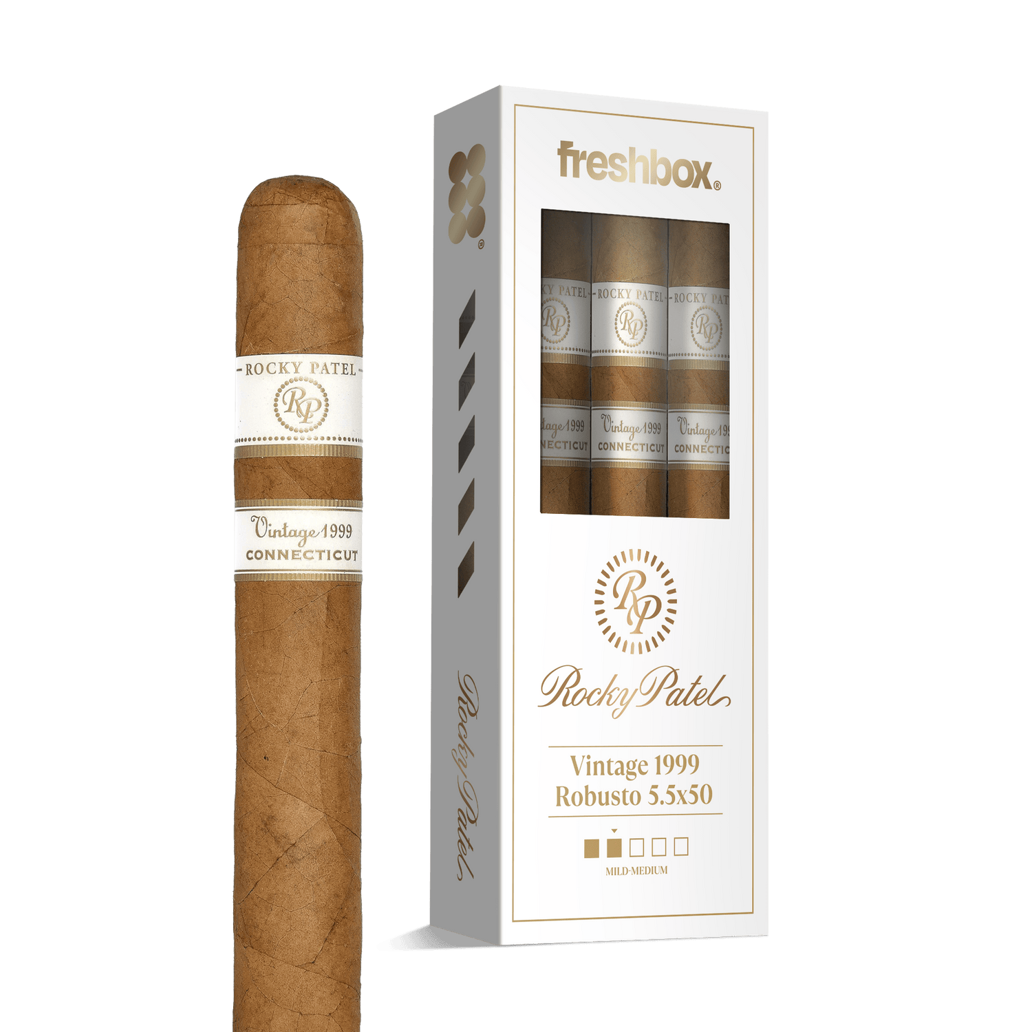 Rocky Patel 1999 Robusto 5.5x50 FreshBox | Cigar 3-Pack - Liquor Boutique