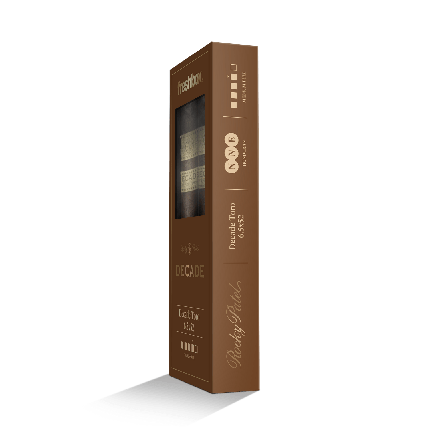 Rocky Patel Decade Toro 6.5x52 FreshBox | Cigar 3-Pack - Liquor Boutique