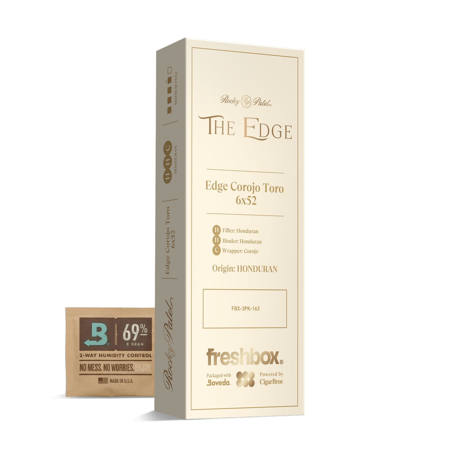 Rocky Patel Edge Corojo Toro 6x52 FreshBox | Cigar 3-Pack - Liquor Boutique