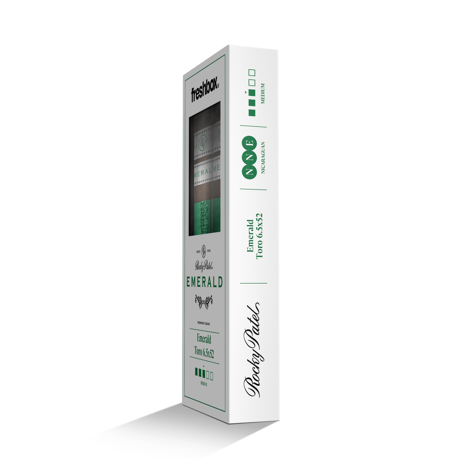 Rocky Patel Emerald Toro 6.5x52 FreshBox | Cigar 3-Pack - Liquor Boutique