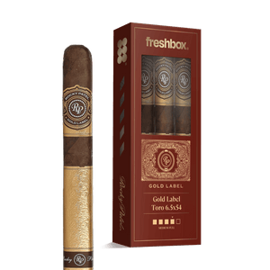 Rocky Patel Gold Label Toro 6.5x54 FreshBox | Cigar 3-Pack - Liquor Boutique
