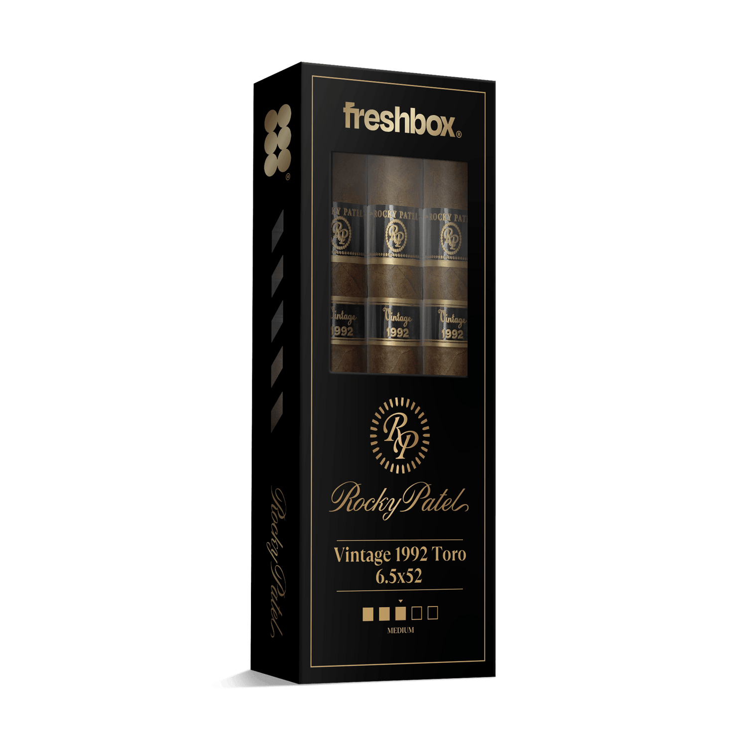 Rocky Patel Vintage 1992 Toro 6.5x52 FreshBox | Cigar 3-Pack - Liquor Boutique