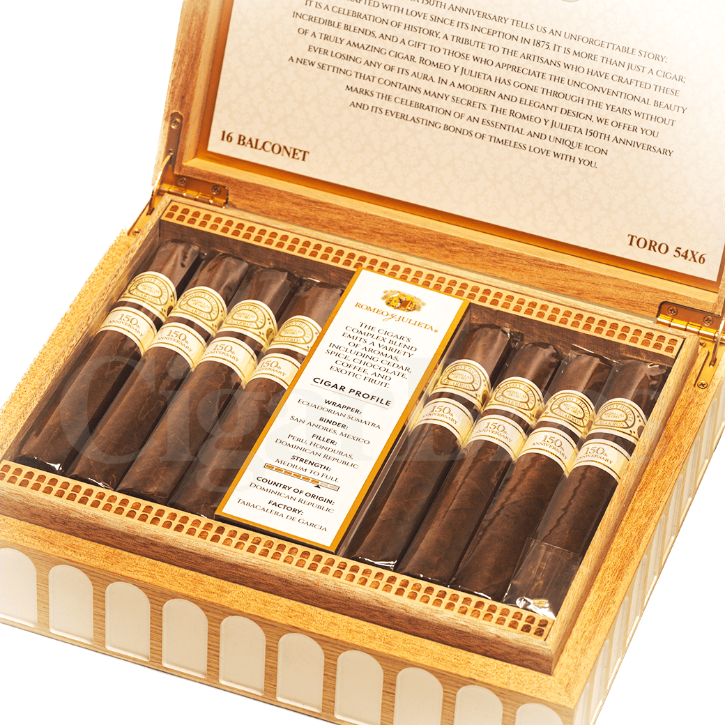 Romeo Y Julieta 150th Anniversary Balconet - Liquor Boutique