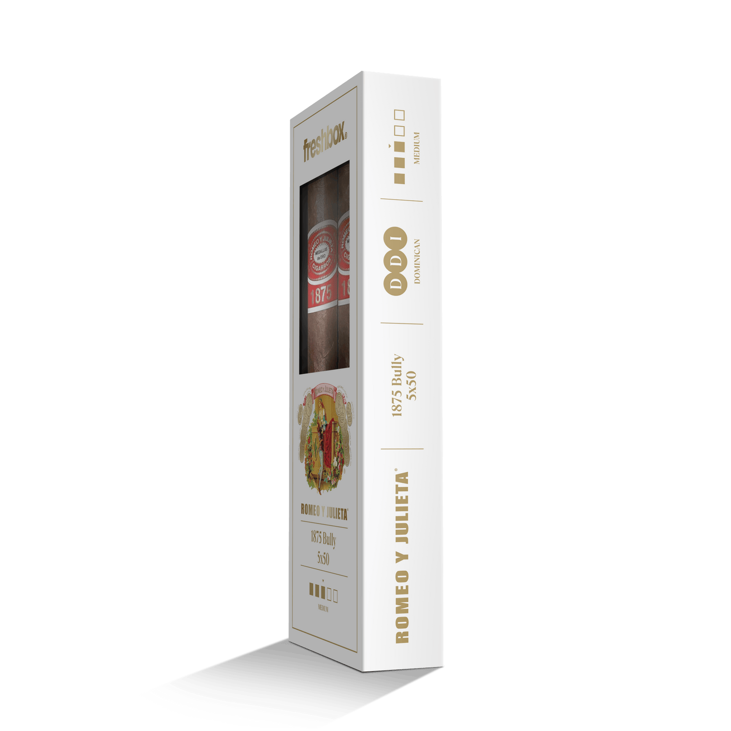 Romeo Y Julieta 1875 Bully 5x50 FreshBox | Cigar 3-Pack - Liquor Boutique