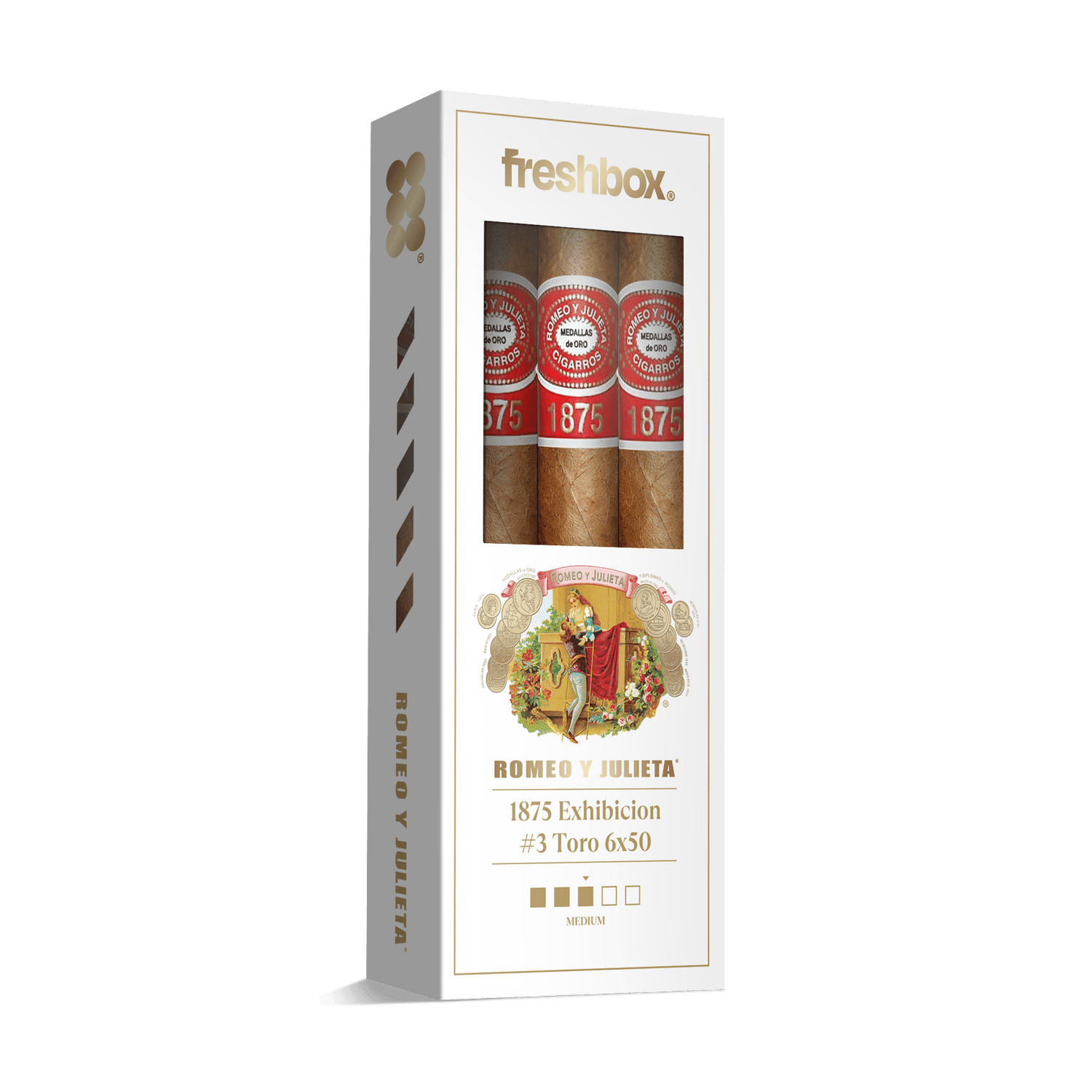 Romeo Y Julieta 1875 Exhibicion 3 6x50 FreshBox | Cigar 3-Pack - Liquor Boutique