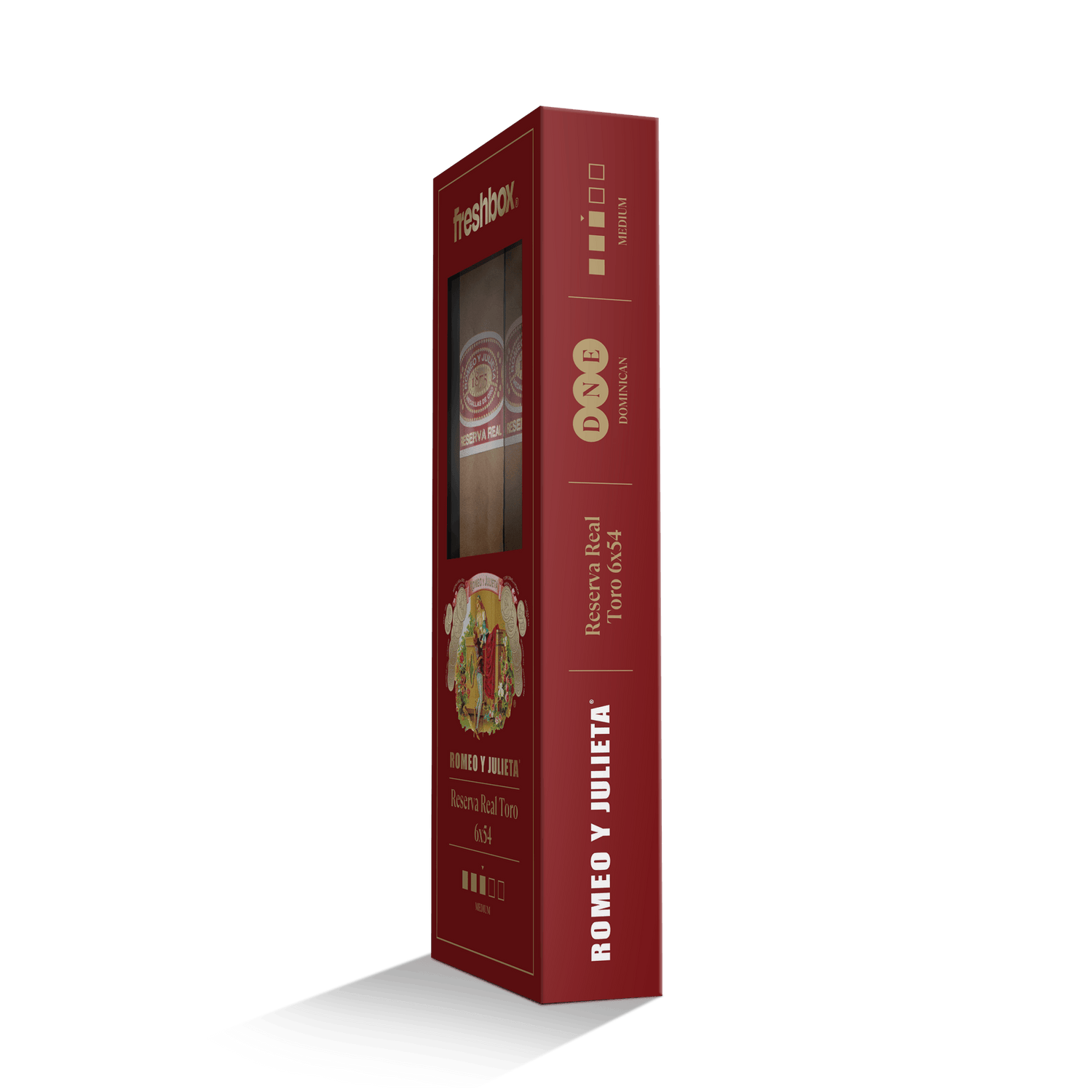 Romeo Y Julieta Reserva Real Toro 6x54 FreshBox | Cigar 3-Pack - Liquor Boutique