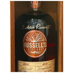 Russell’s Reserve 2002 Signed Eddie Russell Kentucky Straight Bourbon Whiskey - Liquor Boutique