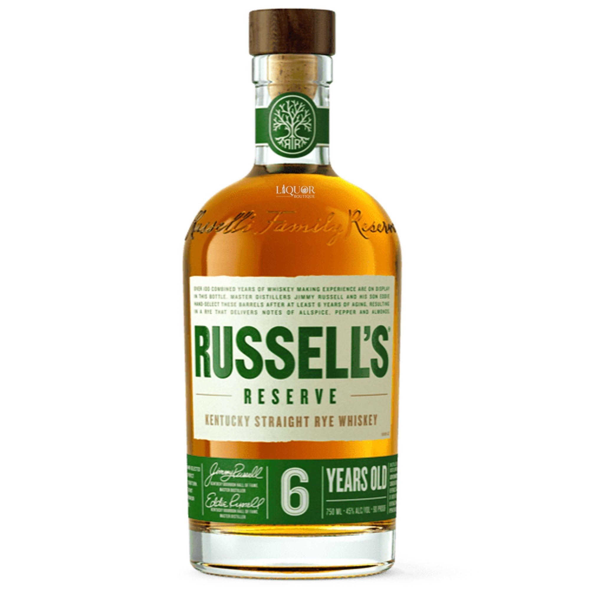 Russell’s Reserve Single Barrel Rye Whiskey 750ml - Liquor Boutique
