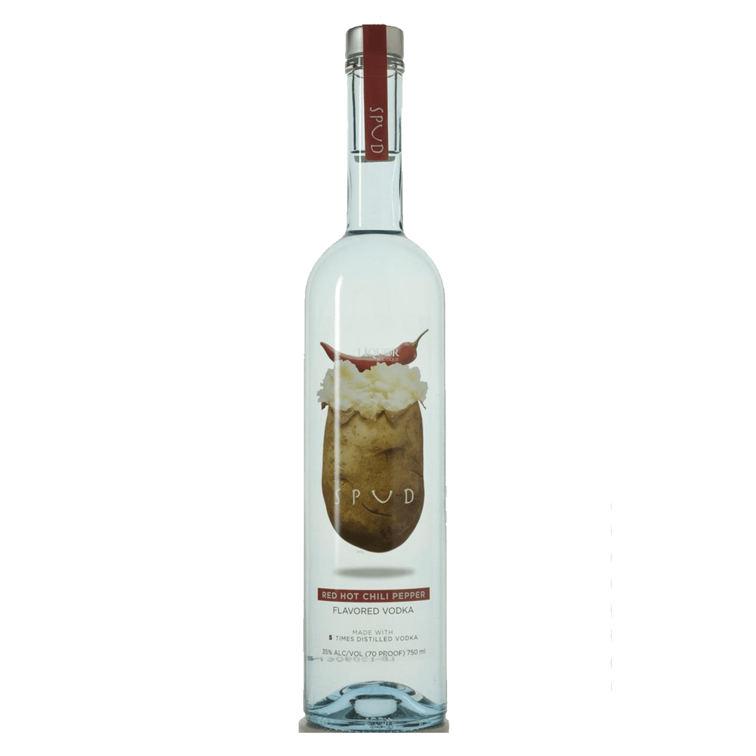 Spud Red Hot Chill Pepp Vodka 750ml - Liquor Boutique