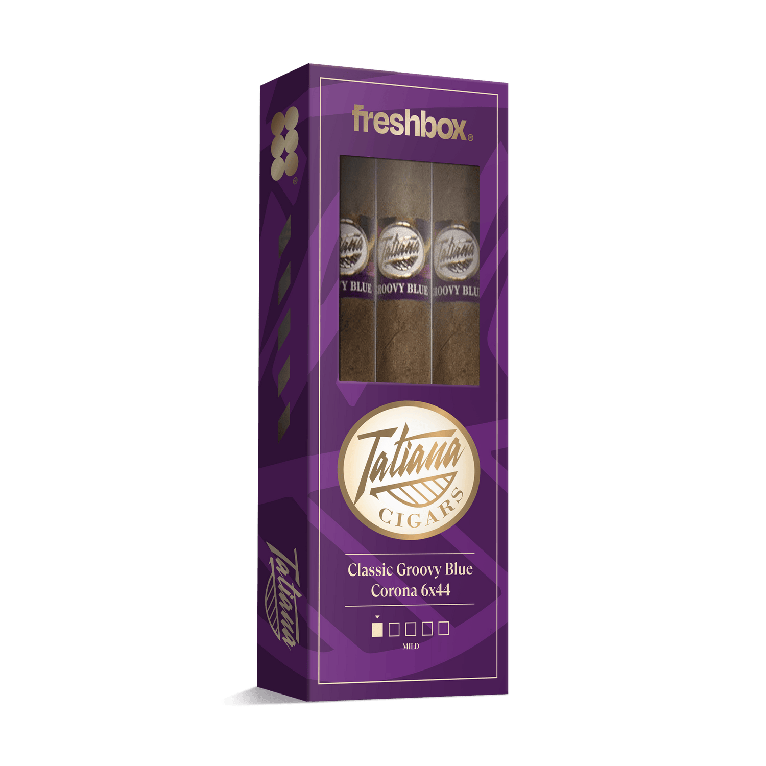 Tatiana Classic Groovy Blue Corona 6x44 FreshBox | Cigar 3-Pack - Liquor Boutique