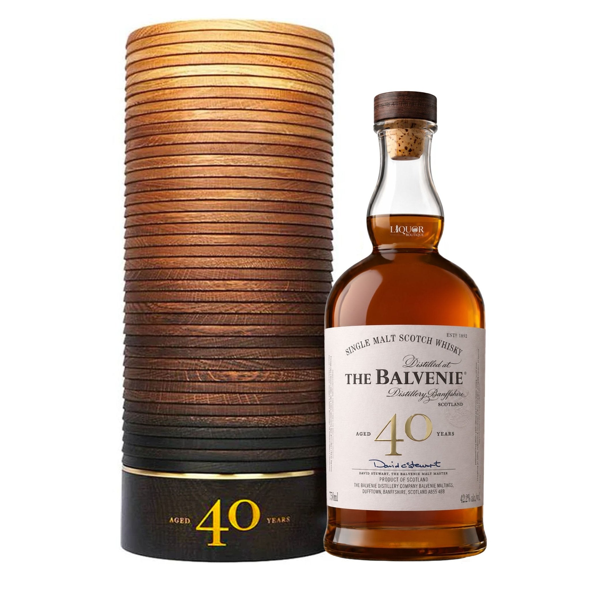 The Balvenie 40 Years Very Rare Single Malt Scotch Whisky 750ml - Liquor Boutique