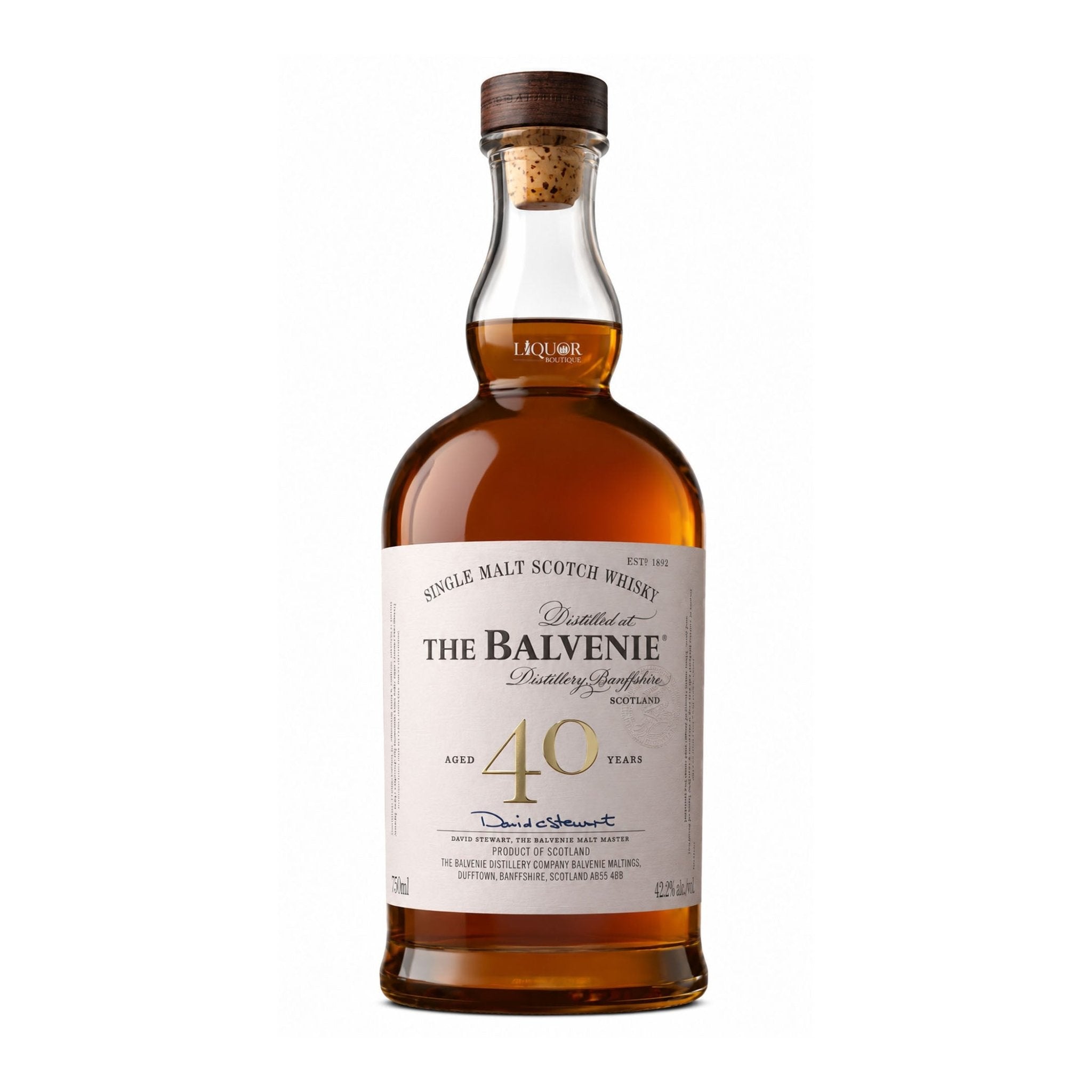 The Balvenie 40 Years Very Rare Single Malt Scotch Whisky 750ml - Liquor Boutique