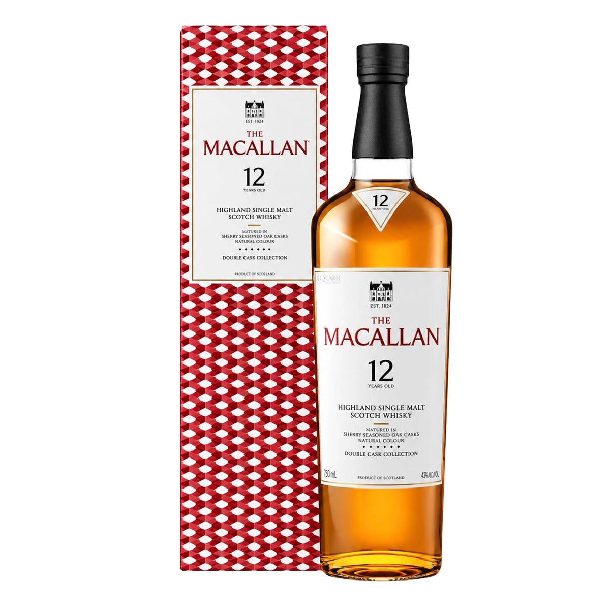 The Macallan 12 Years Old Double Cask Scotch Whisky 750ml - Liquor Boutique