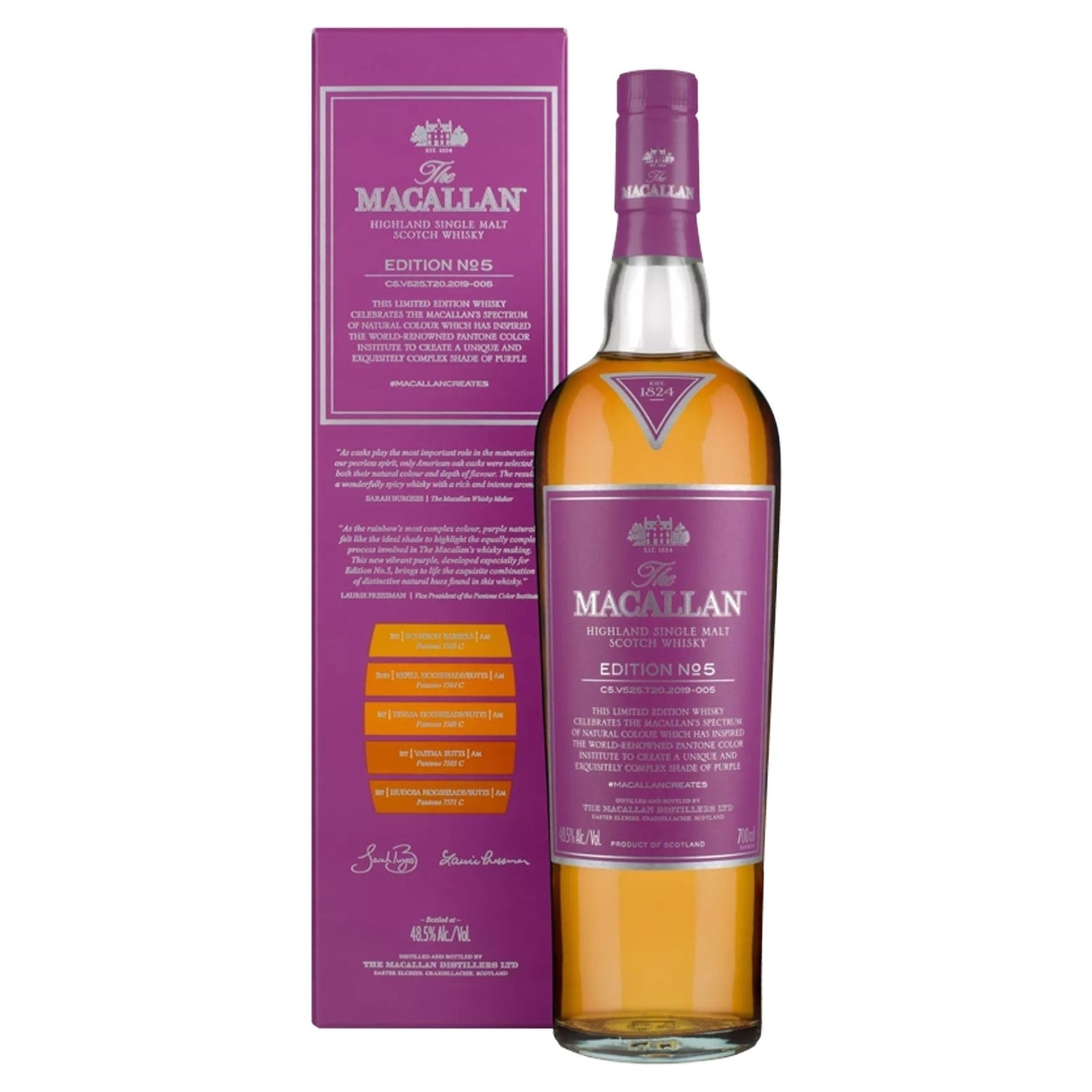 The Macallan Edition No. 5 Scotch Whisky 750ml - Liquor Boutique