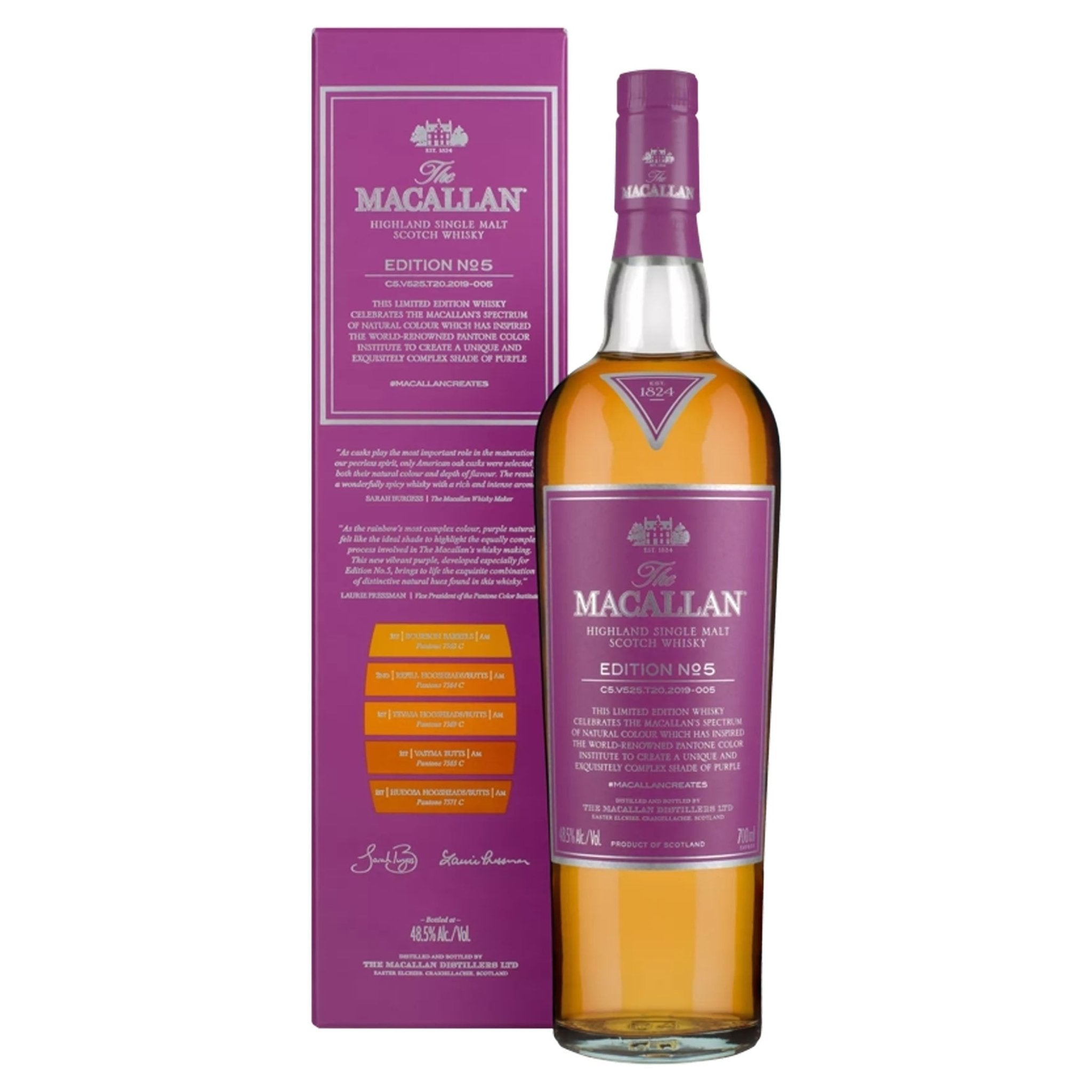 The Macallan Edition No. 5 Scotch Whisky 750ml - Liquor Boutique