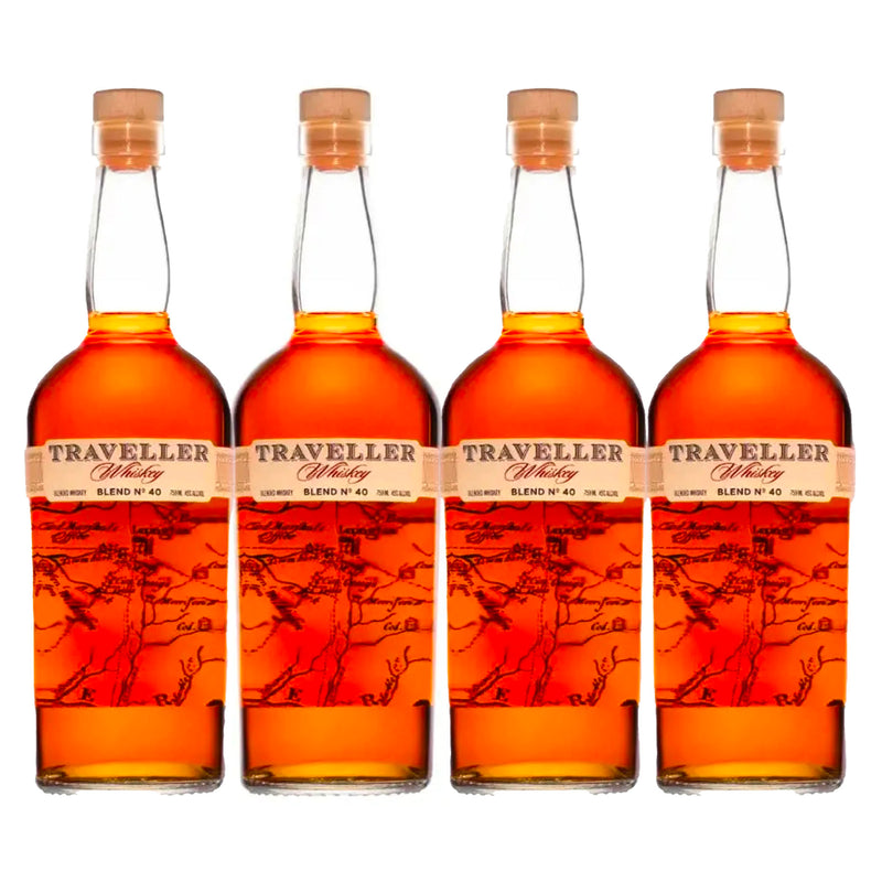 Traveller Blend No.40 Whiskey 4 Pack Bundle 750ML