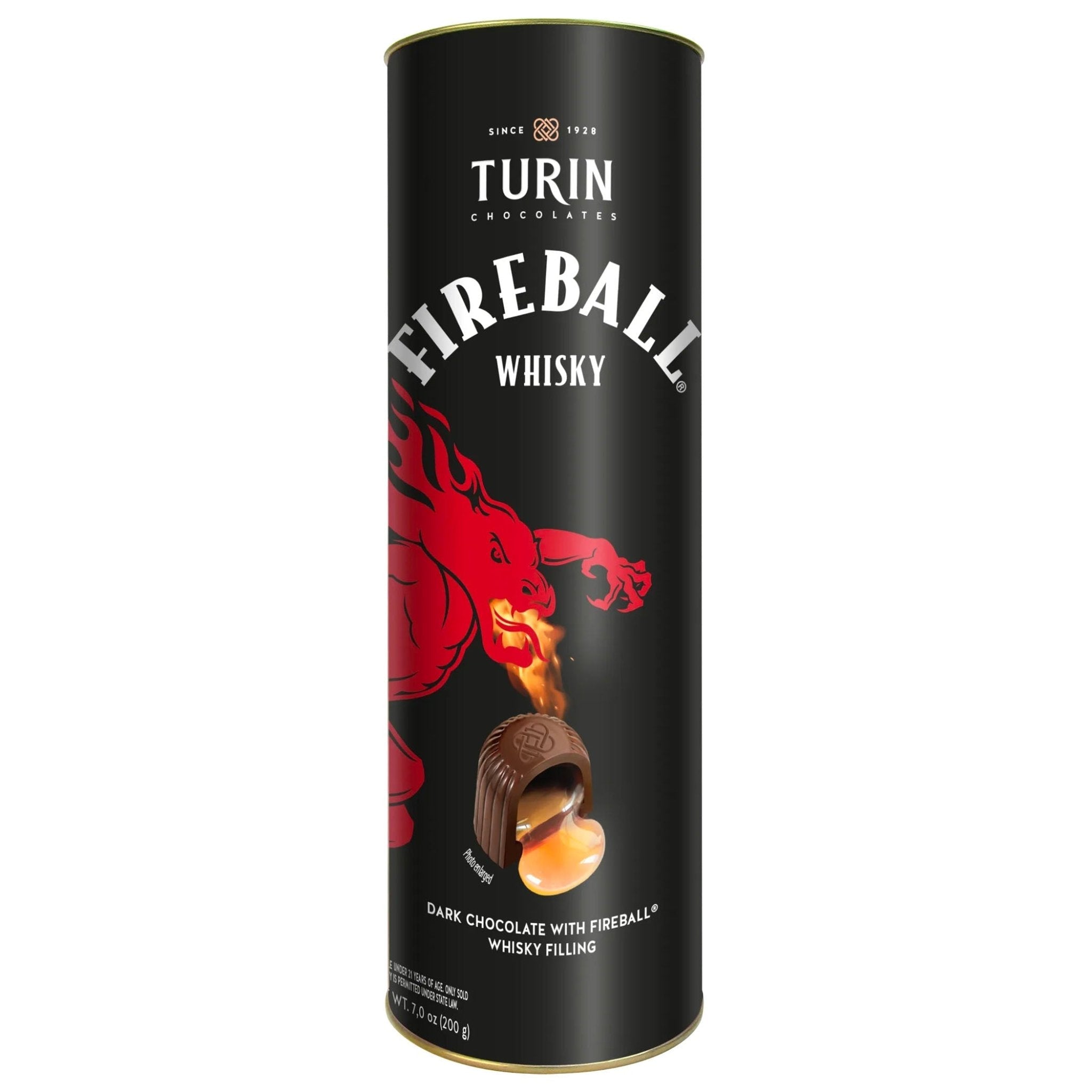 Turin Fireball Whiskey Premium Chocolates - Liquor Boutique