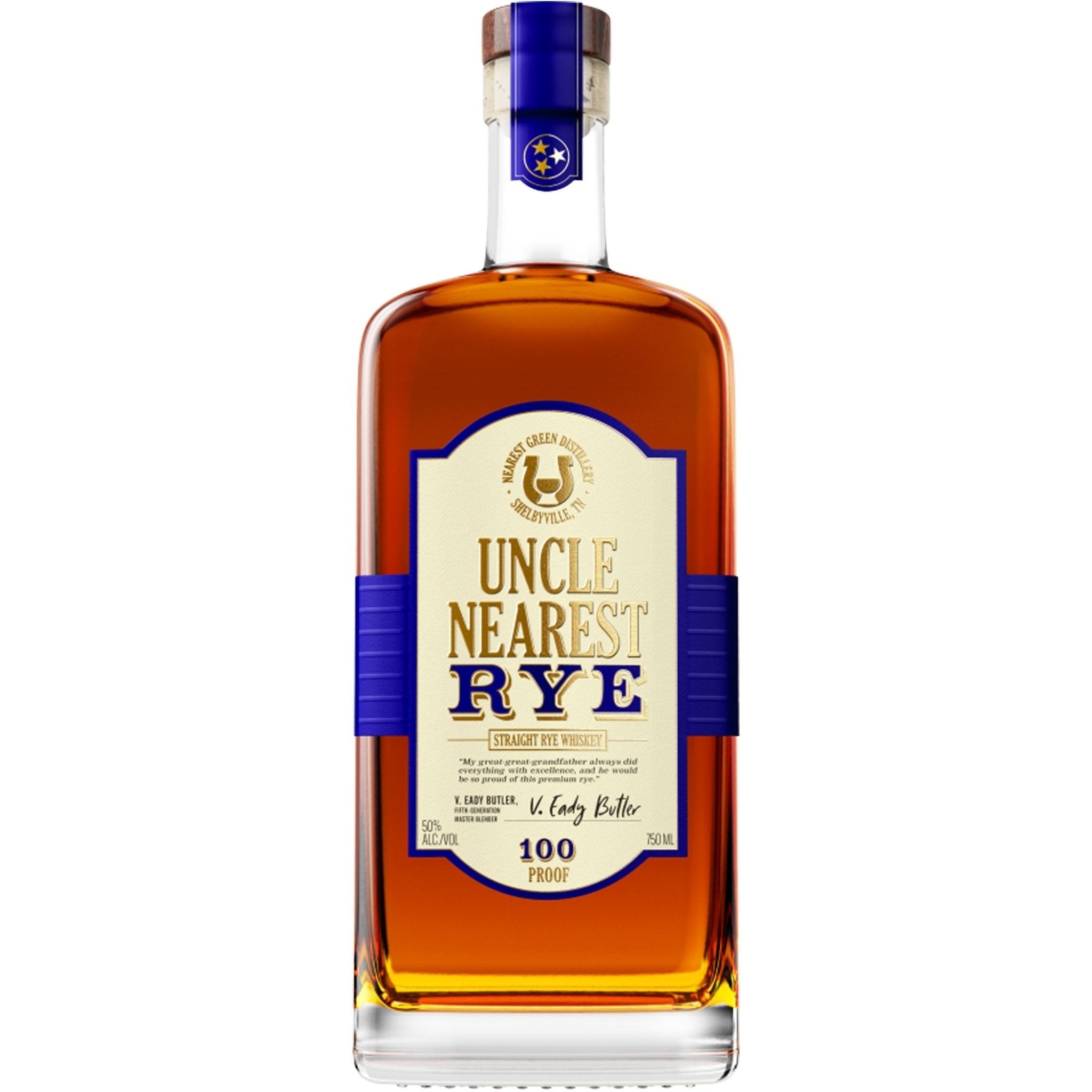 Uncle Nearest Straight Rye 100 Proof Whiskey 750ml - Liquor Boutique