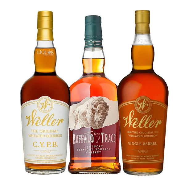 Weller CPYB, Buffalo Trace, & Weller Single Barrel Whiskey Bundle 750ml - Liquor Boutique