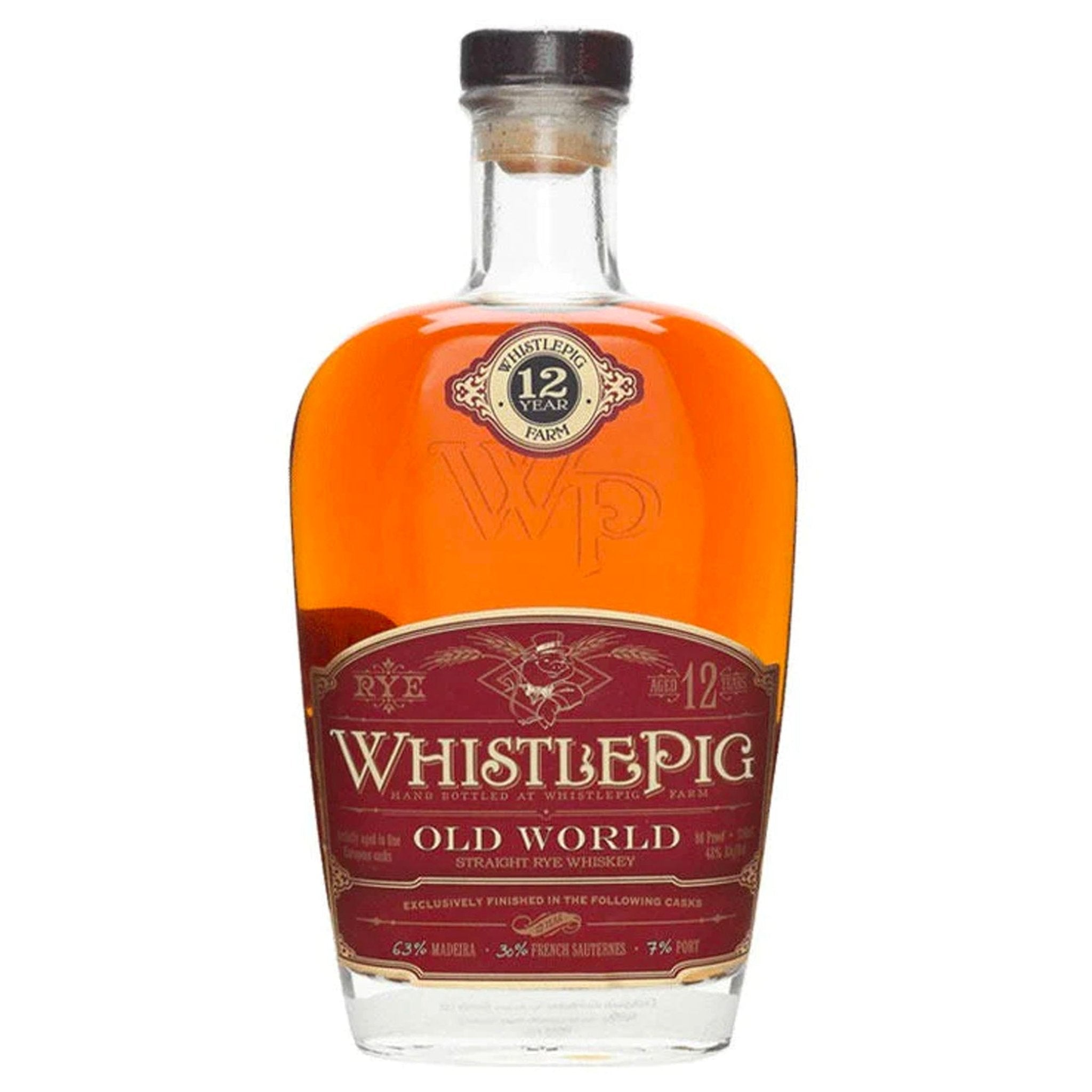 WhistlePig Old World Rye 12 Year Whiskey - Liquor Boutique