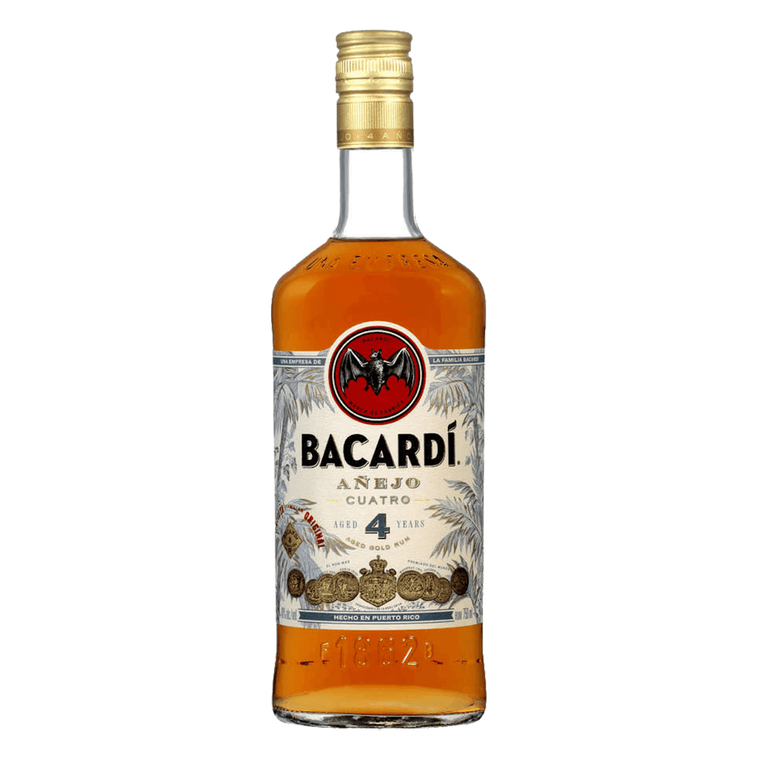 Bacardí Añejo Cuatro 4 Year Gold Rum - Liquor Boutique