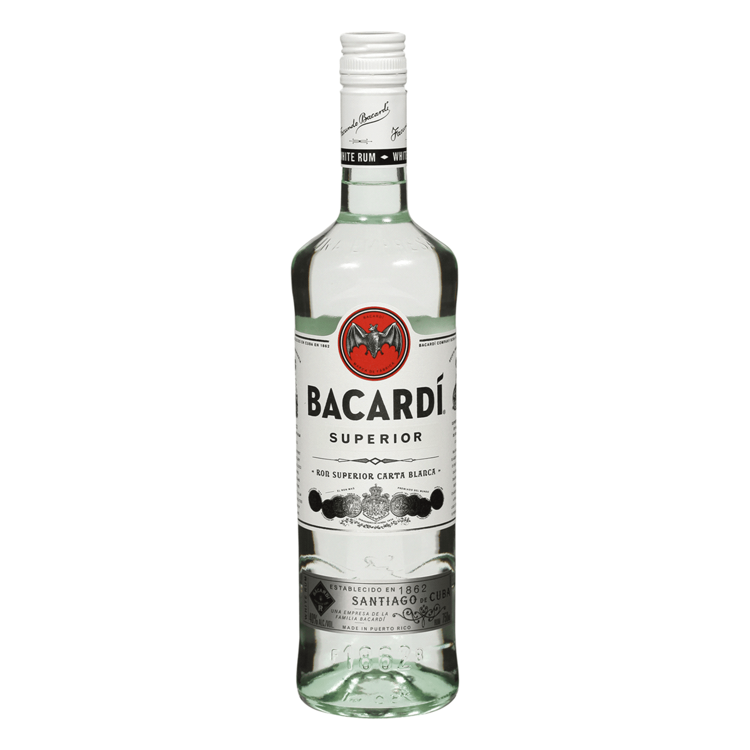 Bacardi Superior Rum 750ml - Liquor Boutique