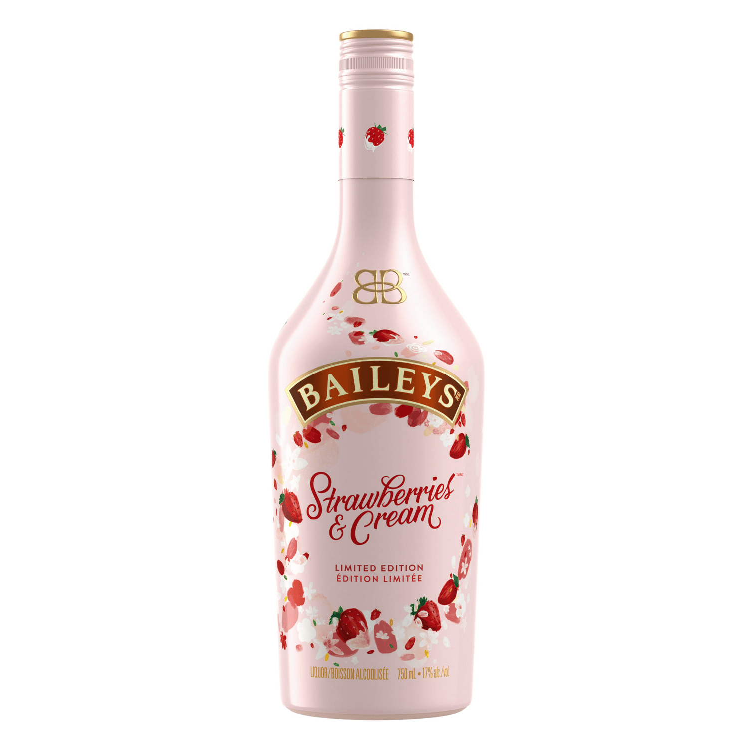 Baileys Irish Cream Strawberries & Cream Liqueur - Liquor Boutique