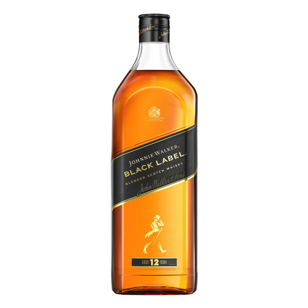 Johnnie Walker Black Label Blended Scotch Whisky - 1.75 Liter